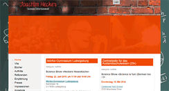 Desktop Screenshot of joachim-hecker.de